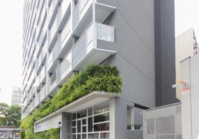 상파울루 Loft Com Piscina, Academia, 100 Metros Do Metro 아파트 외부 사진