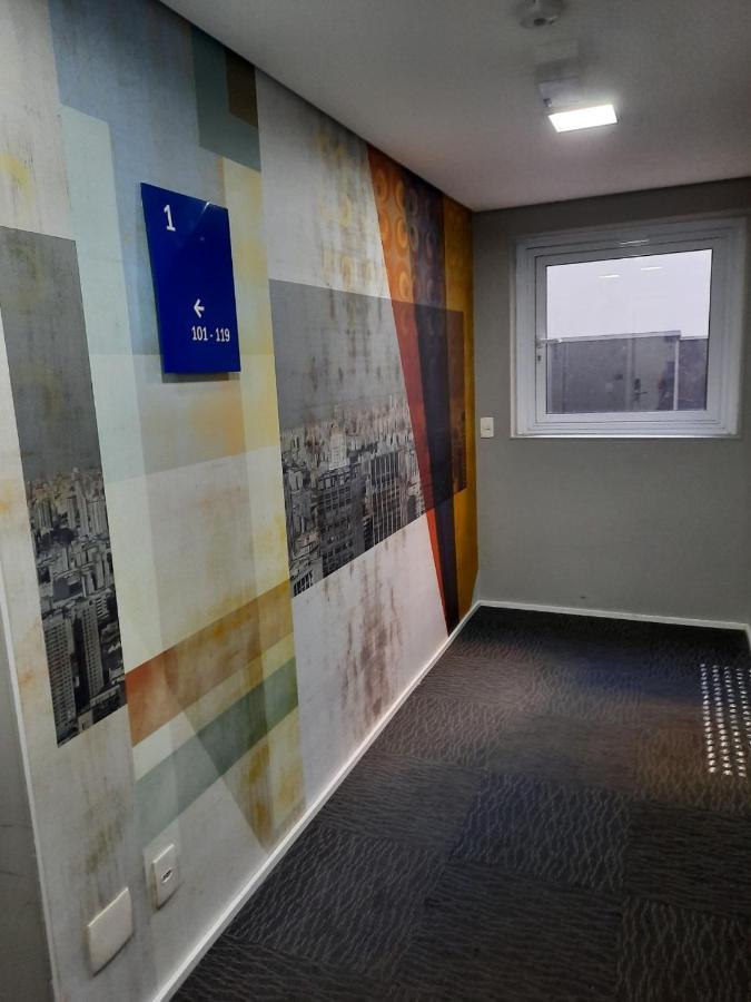 상파울루 Loft Com Piscina, Academia, 100 Metros Do Metro 아파트 외부 사진