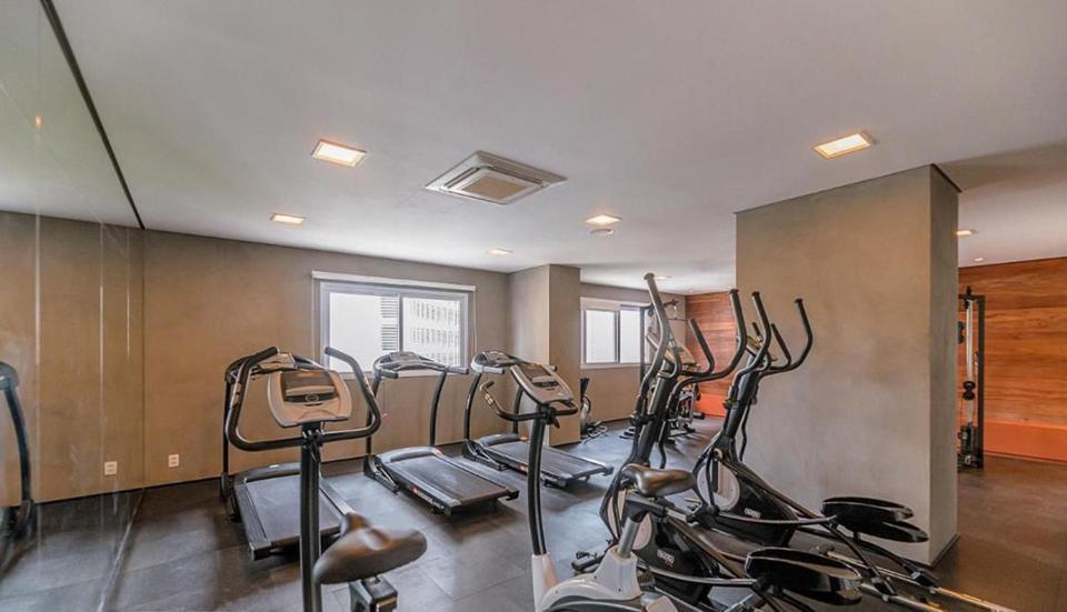 상파울루 Loft Com Piscina, Academia, 100 Metros Do Metro 아파트 외부 사진